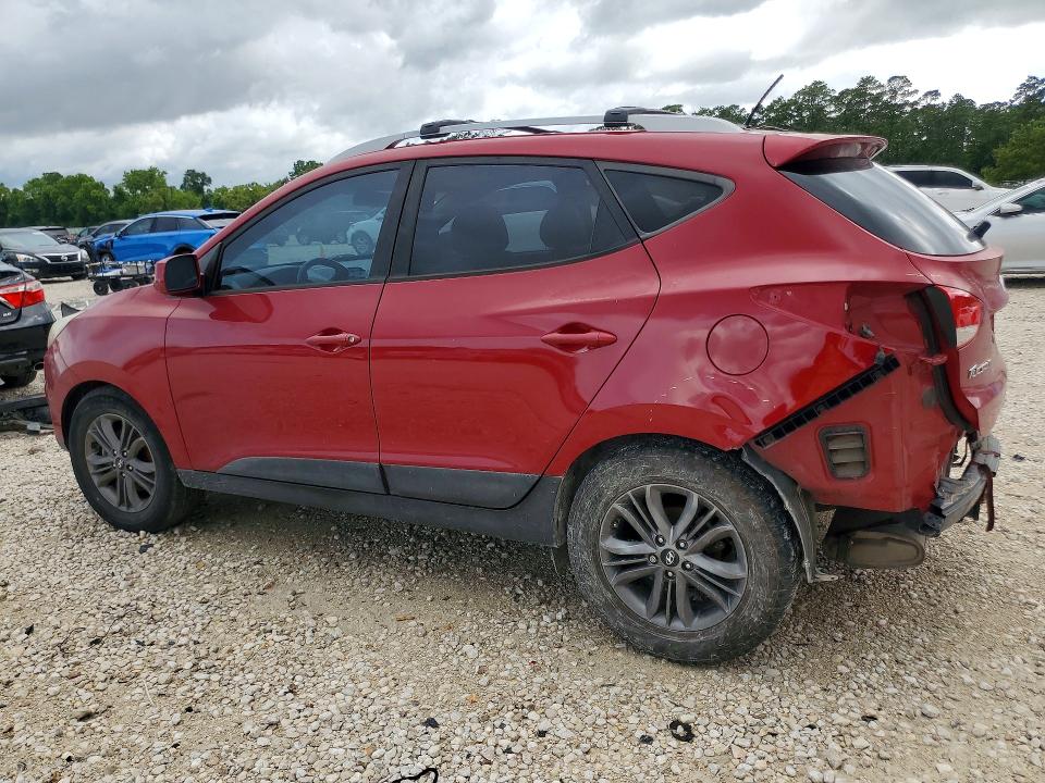 2015 Hyundai Tucson VIN KM8JU3AG2FU100572 COPART salvage auction — REAR END, Tx - Certificate Of Title, sold $150 on 2026-07-24 (photo 2)