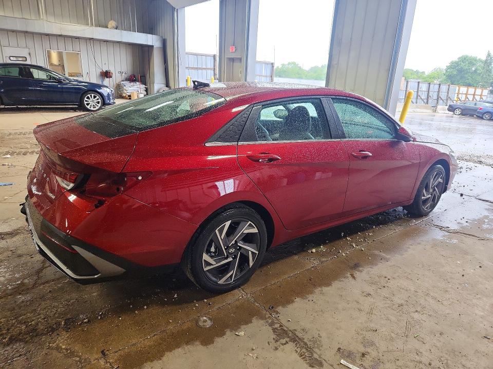 2025 Hyundai Elantra VIN KMHLP4DG8SU893646 COPART salvage auction — REAR END, Wi - Cert Of Title-Salvage Vehicle, sold $8,800 on 2026-07-06 (photo 3)