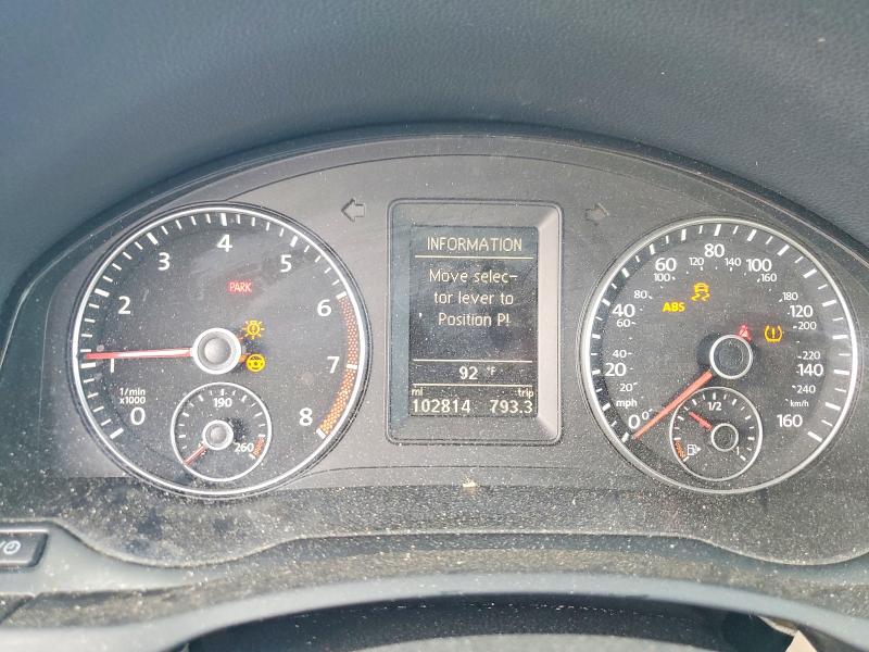 2013 Volkswagen VIN WVWBW8AH3DV007611 COPART salvage auction — FRONT END, Fl - Cert Of Title Slvg Rebuildable, sold $1,100 on 2026-07-17 (photo 9)