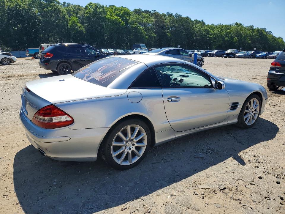 2007 Mercedes-benz Sl-klasse VIN WDBSK71F47F130514 COPART salvage auction — FRONT END, Ga - Cert Of Title-Flood Salvage, sold $1,250 on 2026-07-10 (photo 3)