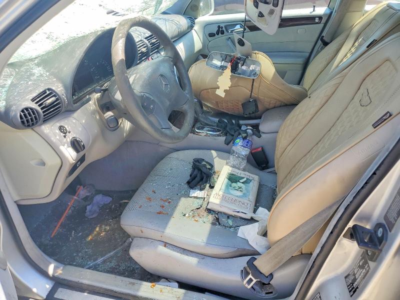 2002 Mercedes-benz C-klasse VIN WDBRF61J52F166142 COPART salvage auction — FRONT END, MD - CERT OF SALVAGE > 75% DAMAGE, sold $300 on 2026-07-07 (photo 7)