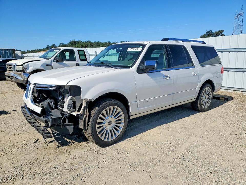 2016 Lincoln Navigator VIN 5LMJJ3JT1GEL03368 COPART salvage auction — FRONT END, Ca - Salvage Certificate, sold $300 on 2026-07-24 (photo 1)