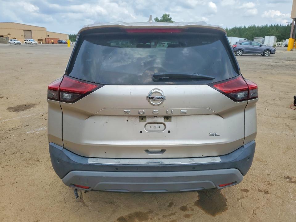 2021 Nissan Rogue VIN JN8AT3CA2MW021036 COPART salvage auction — MECHANICAL, Ga - Certificate Of Title, sold $5,600 on 2026-07-17 (photo 6)