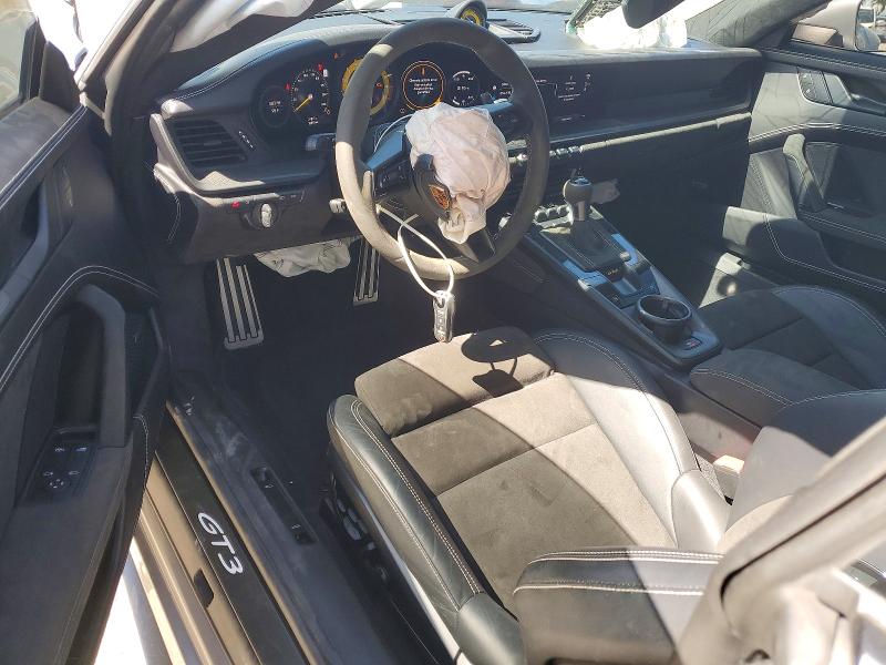 2022 Porsche 911 VIN WP0AC2A93NS268735 COPART salvage auction — FRONT END, Fl - Cert Of Title Slvg Rebuildable, sold $130,000 on 2026-08-13 (photo 8)