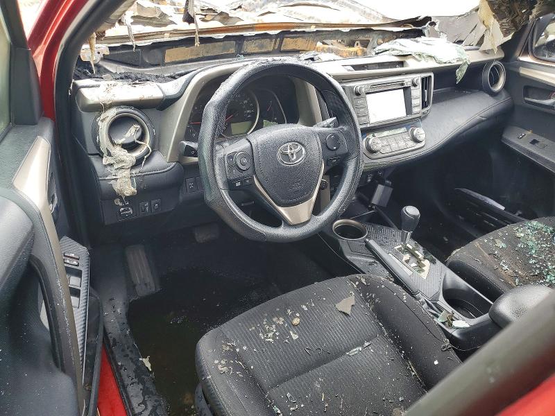 2015 Toyota Rav4 VIN 2T3RFREV1FW344262 COPART salvage auction — BURN, TX - NONREPAIRABLE TITLE (P), sold $1,250 on 2026-07-09 (photo 8)