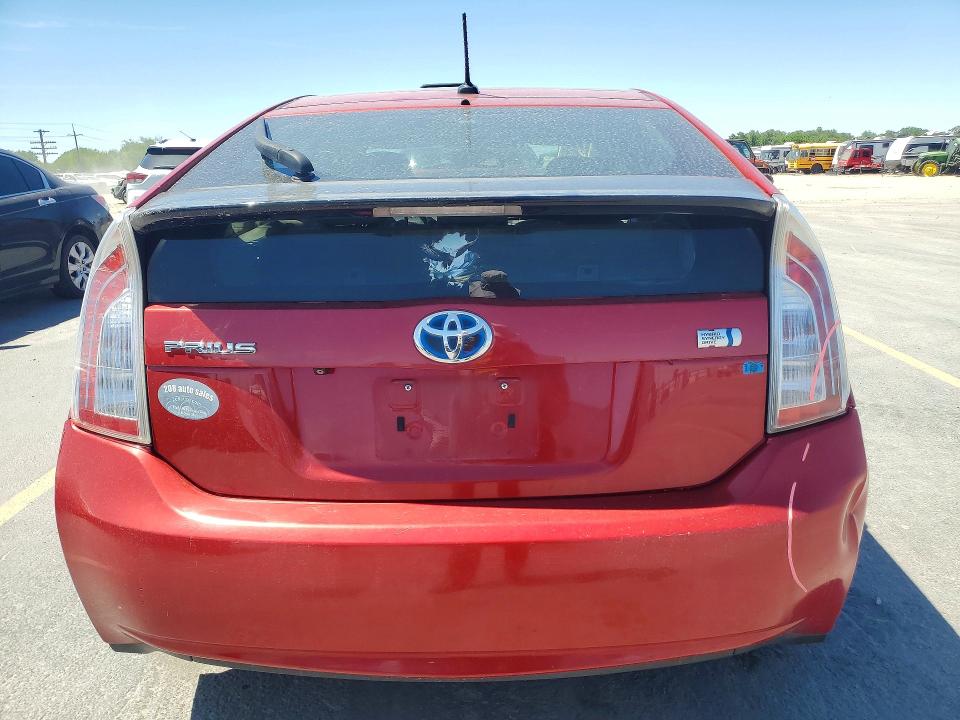 2012 Toyota Prius VIN JTDKN3DU9C5393562 COPART salvage auction — FRONT END, Id - Salvage Certificate Of Title, sold $750 on 2026-07-23 (photo 6)