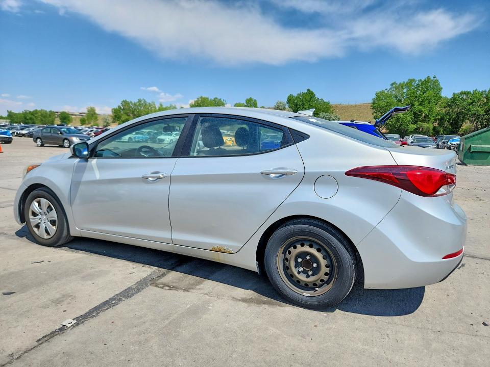 2016 Hyundai VIN 5NPDH4AE2GH725138 COPART salvage auction — FRONT END, Co - Certificate Of Title, sold $1,800 on 2026-08-03 (photo 2)