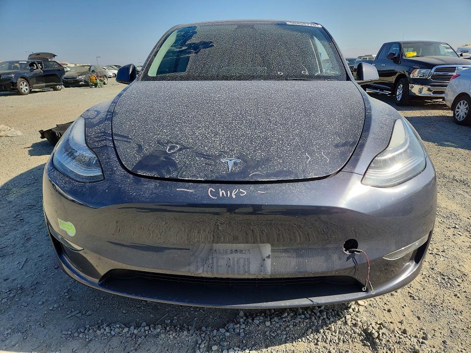 2023 Tesla Model y VIN 7SAYGDEE5PA027538 COPART salvage auction — REAR END, Ca - Salvage Certificate, sold $8,200 on 2026-07-02 (photo 5)