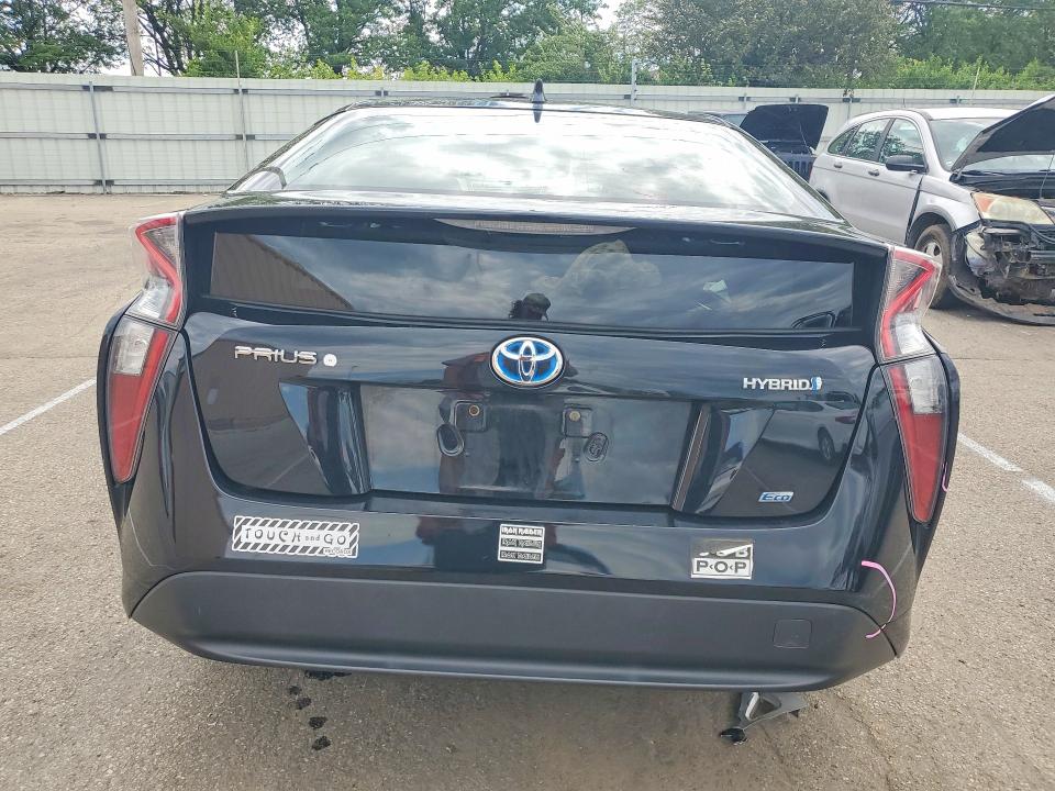 2016 Toyota Prius VIN JTDKARFU4G3026047 COPART salvage auction — FRONT END, Oh - Cert Of Title-Salvage, sold $1,600 on 2026-07-22 (photo 6)