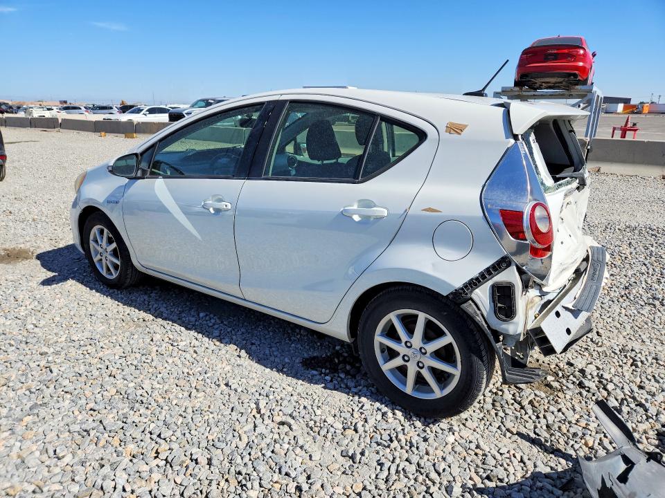 2012 Toyota Prius c VIN JTDKDTB32C1518972 COPART salvage auction — REAR END, CO - SALVAGE TITLE, sold $875 on 2026-07-28 (photo 2)