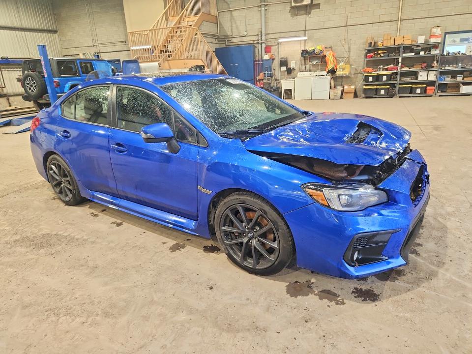 2018 Subaru Wrx VIN JF1VA1K62J9801011 COPART salvage auction — FRONT END, On - Permit Salvage, sold $3,700 on 2026-07-14 (photo 4)