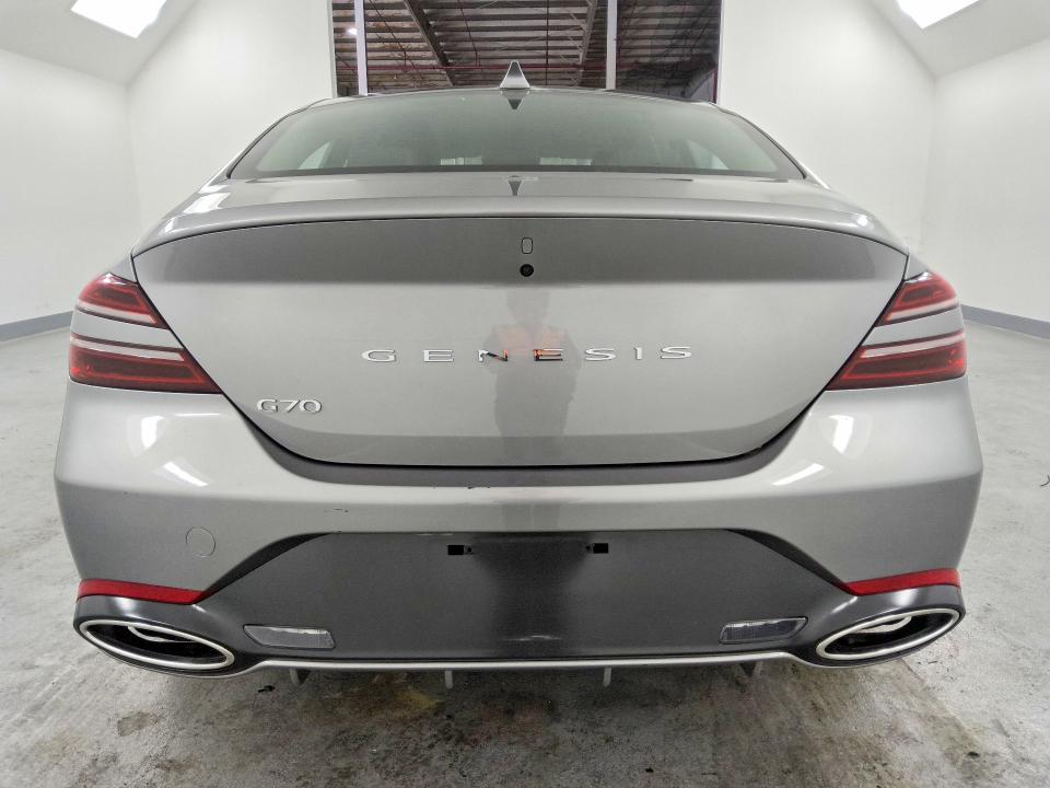 2025 Genesis G70 VIN KMTG34SC1SU156422 COPART salvage auction — UNDERCARRIAGE, FL - CERT OF TITLE SLVG REBUILDABLE, sold $1,250 on 2026-07-22 (photo 6)