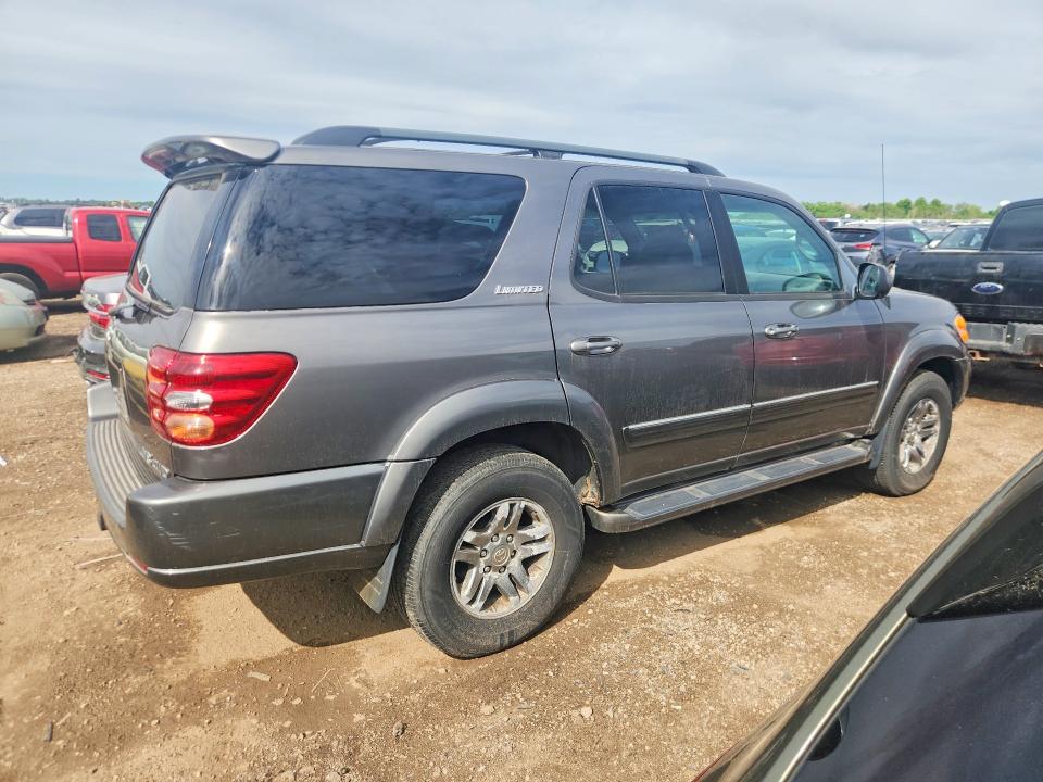 2004 Toyota Sequoia VIN 5TDBT48A24S220392 COPART salvage auction — NORMAL WEAR, Il - Cert Of Title-Corrected, sold $1,100 on 2026-07-02 (photo 3)