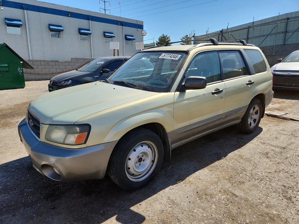 2003 Subaru Forester VIN JF1SG65603H756024 COPART salvage auction — MINOR DENT/SCRATCHES, Nm - Cert Of Title-Salvage, sold $200 on 2026-07-27 (photo 1)