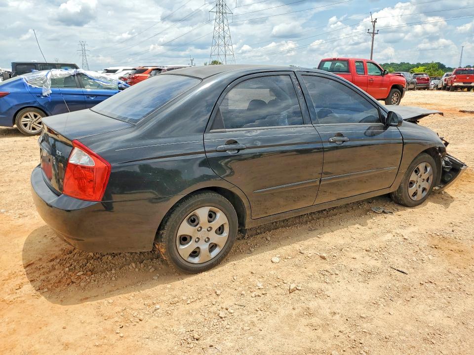 2006 Kia Spectra VIN KNAFE121765215147 COPART salvage auction — FRONT END, Nc - Salvage Certificate Of Title, sold $275 on 2026-07-13 (photo 3)