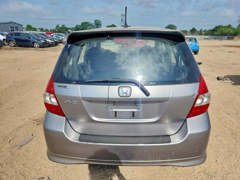 2007 Honda Fit VIN JHMGD38667S047415 COPART salvage auction — FRONT END, Il - Salvage Certificate, sold $250 on 2026-07-28 (photo 6)