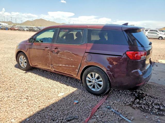 2015 Kia SEDONA VIN KNDMB5C17F6026632 COPART salvage auction — SIDE, Az - Certificate Of Title, sold $1,100 on 2026-07-09 (photo 2)