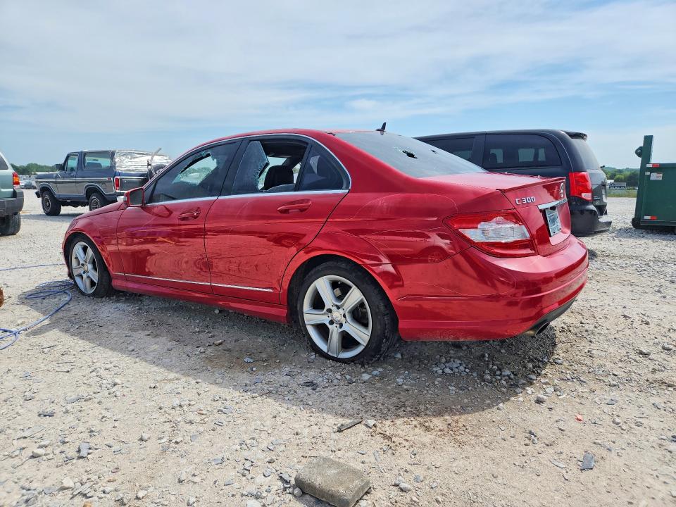 2011 Mercedes-benz C-klasse VIN WDDGF8BB2BR159021 COPART salvage auction — VANDALISM, Mi - Certificate Of Title, sold $650 on 2026-07-09 (photo 2)