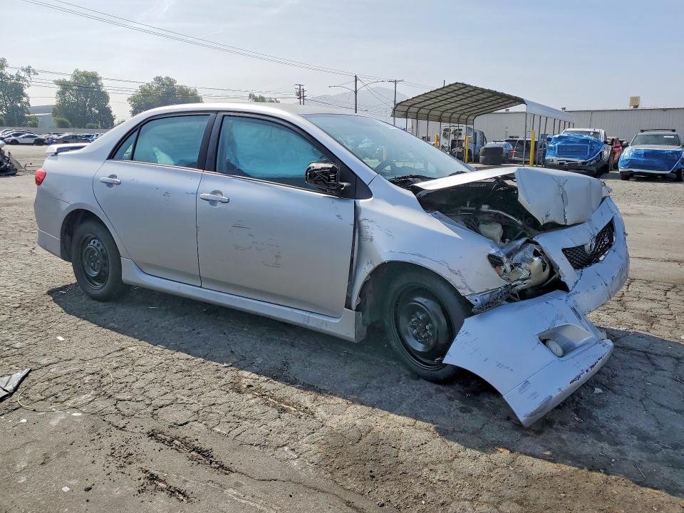2009 Toyota Corolla VIN 1NXBU40E19Z058152 COPART salvage auction — FRONT END, Ca - Salvage Certificate, sold $500 on 2026-07-02 (photo 4)