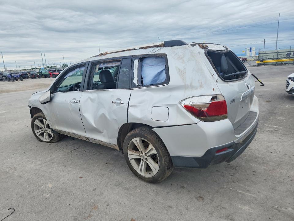 2013 Toyota Highlander VIN 5TDYK3EH9DS129306 COPART salvage auction — ALL OVER, Ok - Cert Of Title-Salvage, sold $2,350 on 2026-07-08 (photo 2)