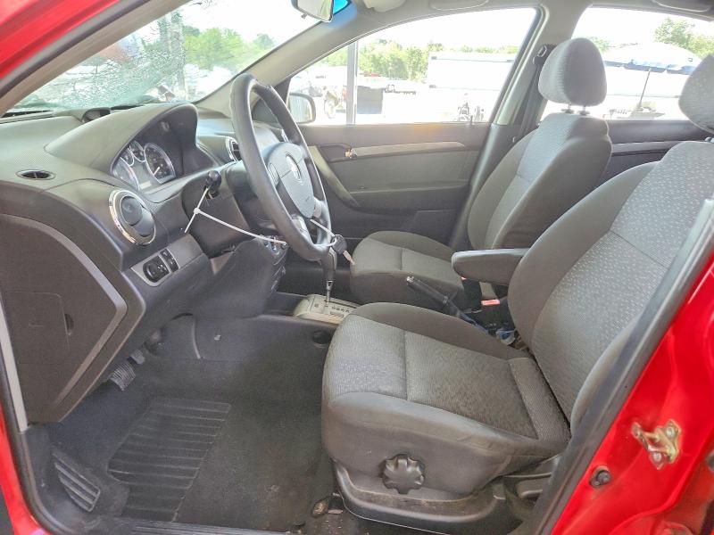 2007 Chevrolet Aveo VIN KL1TG566X7B109833 COPART salvage auction — HAIL, Mo - Certificate Of Title, sold $125 on 2026-07-13 (photo 7)