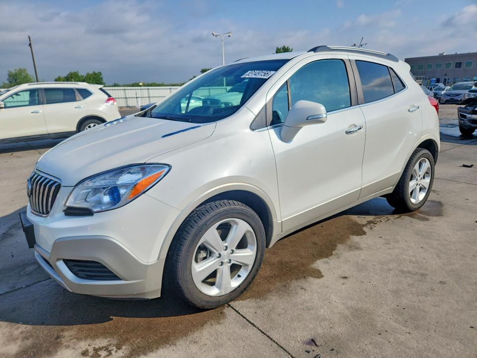 2016 Buick Encore VIN KL4CJESB7GB614851 COPART salvage auction — HAIL, CO - CERTIFICATE OF TITLE, sold $4,300 on 2026-07-20 (photo 1)