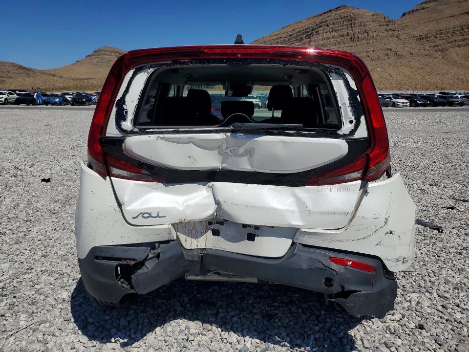 2022 Kia Soul VIN KNDJ23AU1N7160887 COPART salvage auction — REAR END, Nv - Salvage Title, sold $2,550 on 2026-07-15 (photo 6)
