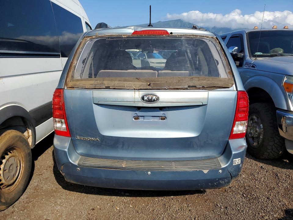2012 Kia SEDONA VIN KNDMG4C79C6471191 COPART salvage auction — MECHANICAL, Hi - Bill Of Sale - Parts Only, sold $1 on 2026-07-20 (photo 6)