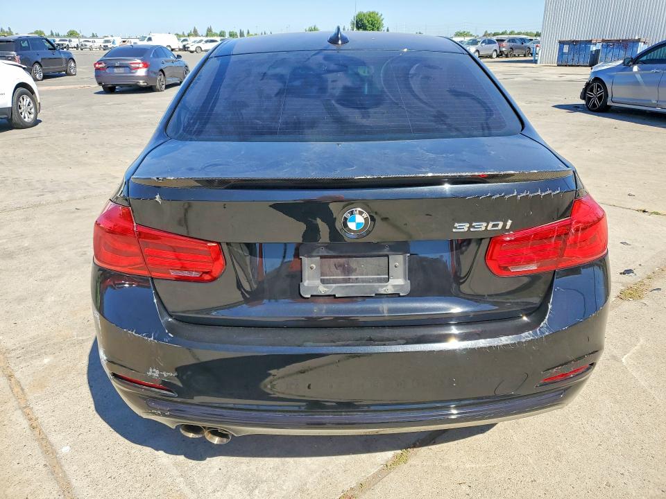 2018 BMW 3er VIN WBA8B9C57JEE81586 COPART salvage auction — FRONT END, CA - SALVAGE CERTIFICATE, sold $4,600 on 2026-07-20 (photo 6)