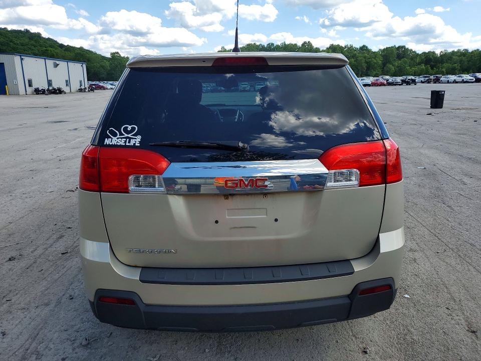 2012 Gmc Terrain VIN 2GKALMEK4C6359249 COPART salvage auction — FRONT END, Pa - Certificate Of Salvage, sold $850 on 2026-07-02 (photo 6)