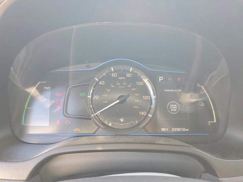 2019 Hyundai Ioniq VIN KMHC65LC3KU175624 COPART salvage auction — FRONT END, Ca - Dis/Dlr/Exp Only Lien Papers, sold $300 on 2026-07-08 (photo 9)