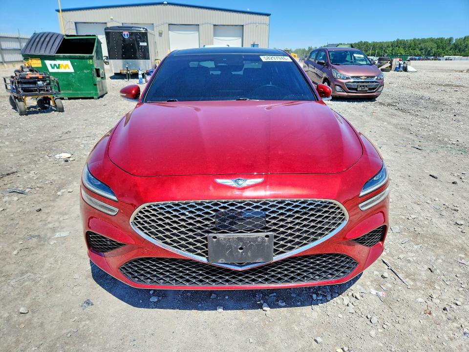 2022 Genesis G70 VIN KMTG34TA8NU092669 COPART salvage auction — BURN, Il - Salvage Certificate, sold $175 on 2026-07-29 (photo 5)