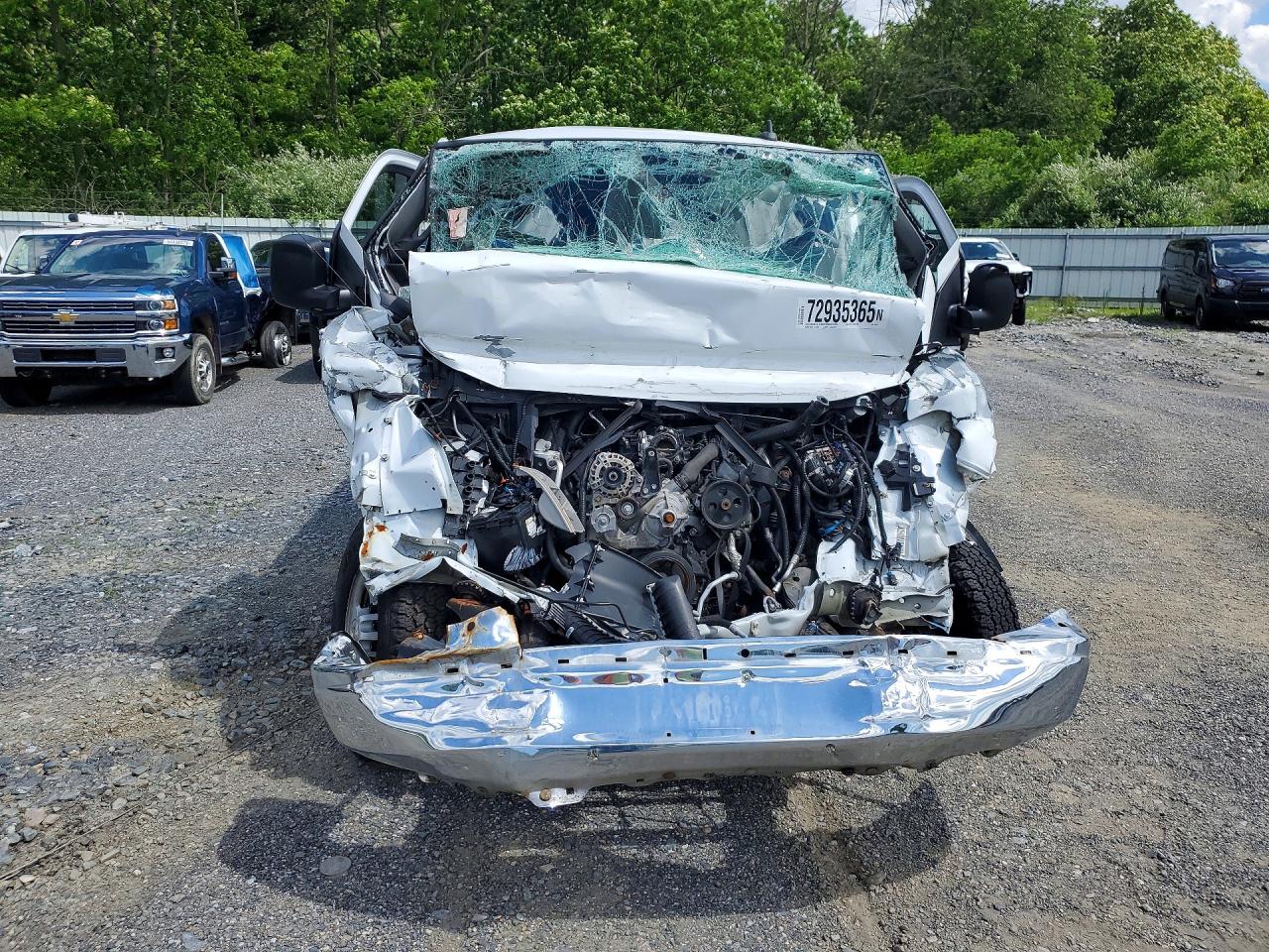 2022 Chevrolet Express 2500 VIN 1GCWGAFP3N1224171 COPART salvage auction — Front End, PA - CERTIFICATE OF SALVAGE, sold $100 on 2026-07-01 (photo 5)
