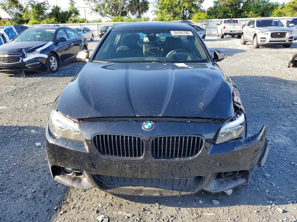 2016 BMW 5er VIN WBA5B1C56GG134720 COPART salvage auction — FRONT END, Fl - Certificate Of Destruction, sold $4,650 on 2026-07-10 (photo 5)