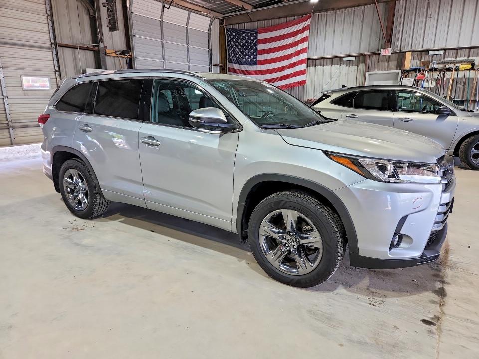 2019 Toyota Highlander VIN 5TDDZRFH7KS737494 COPART salvage auction — HAIL, Mo - Certificate Of Title, sold $21,600 on 2026-07-08 (photo 4)