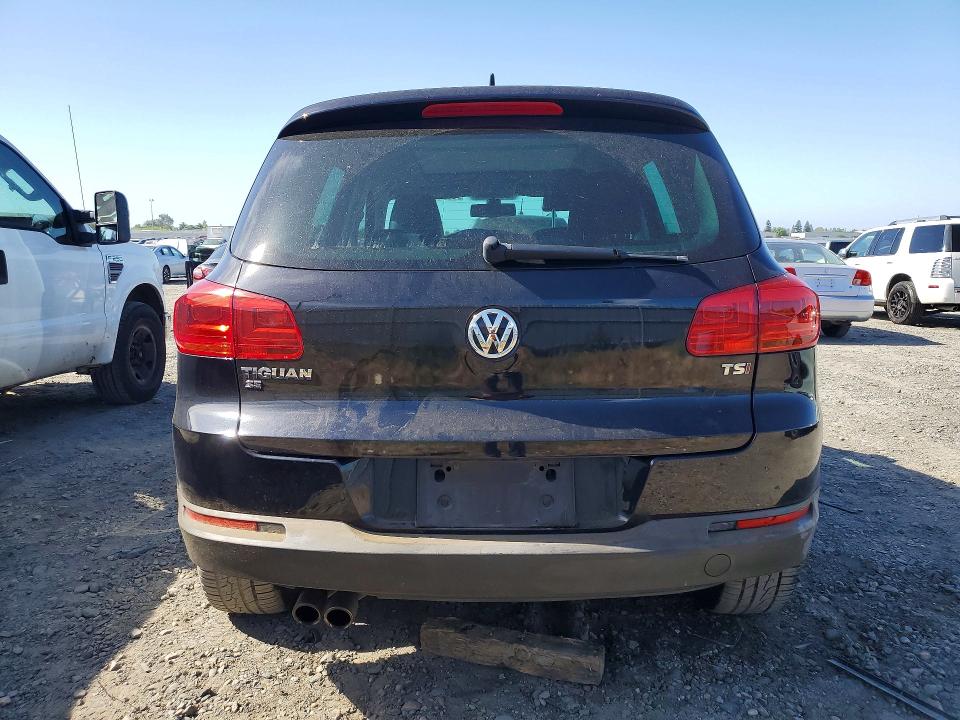 2017 Volkswagen Tiguan VIN WVGRV7AX9HK019574 COPART salvage auction — FRONT END, Ca - Salvage Certificate, sold $2,000 on 2026-07-07 (photo 6)