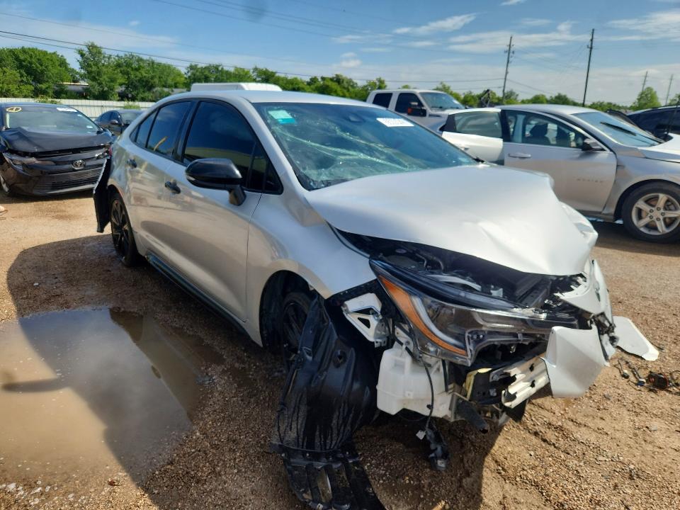 2022 Toyota Corolla VIN 5YFS4MCE3NP104006 COPART salvage auction — FRONT END, TX - SALVAGE VEHICLE TITLE, sold $2,300 on 2026-07-30 (photo 4)
