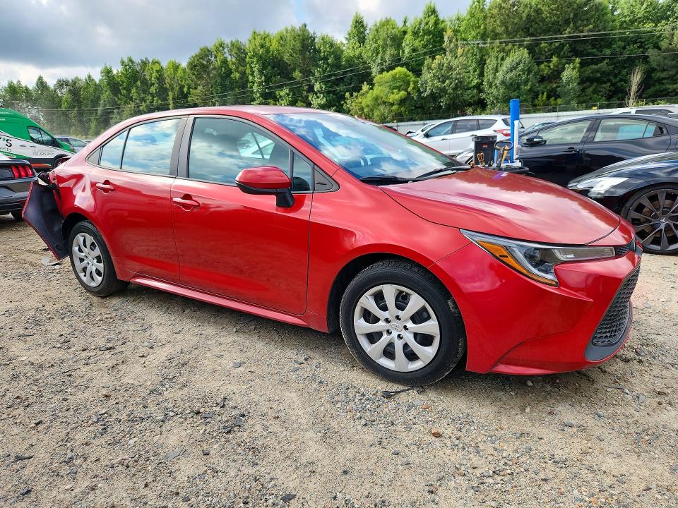 2021 Toyota Corolla VIN 5YFEPMAE8MP268373 COPART salvage auction — REAR END, Va - Cert Of Title - Salvage, sold $4,900 on 2026-07-14 (photo 4)