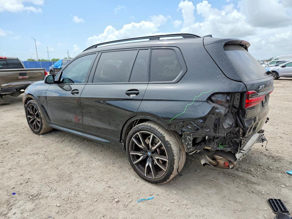 2022 BMW X7 VIN 5UXCW2C05N9J59746 COPART salvage auction — REAR END, Fl - Cert Of Title Slvg Rebuildable, sold $35,000 on 2026-07-08 (photo 2)