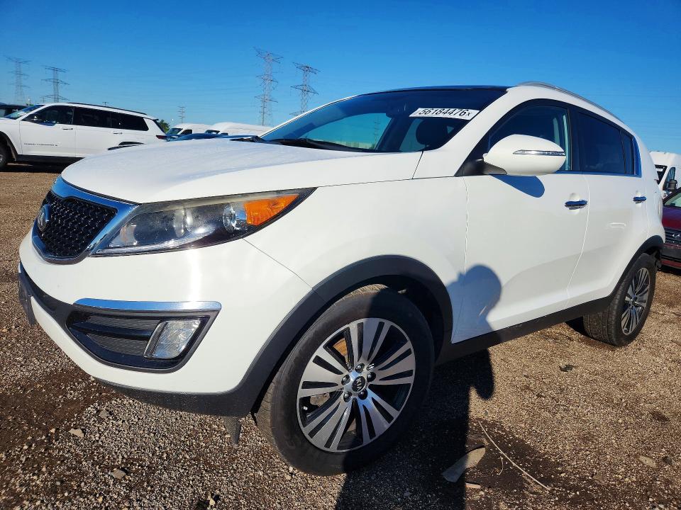 2014 Kia Sportage VIN KNDPC3AC3E7657552 COPART salvage auction — REAR END, Il - Salvage Certificate, sold $2,150 on 2026-07-14 (photo 1)