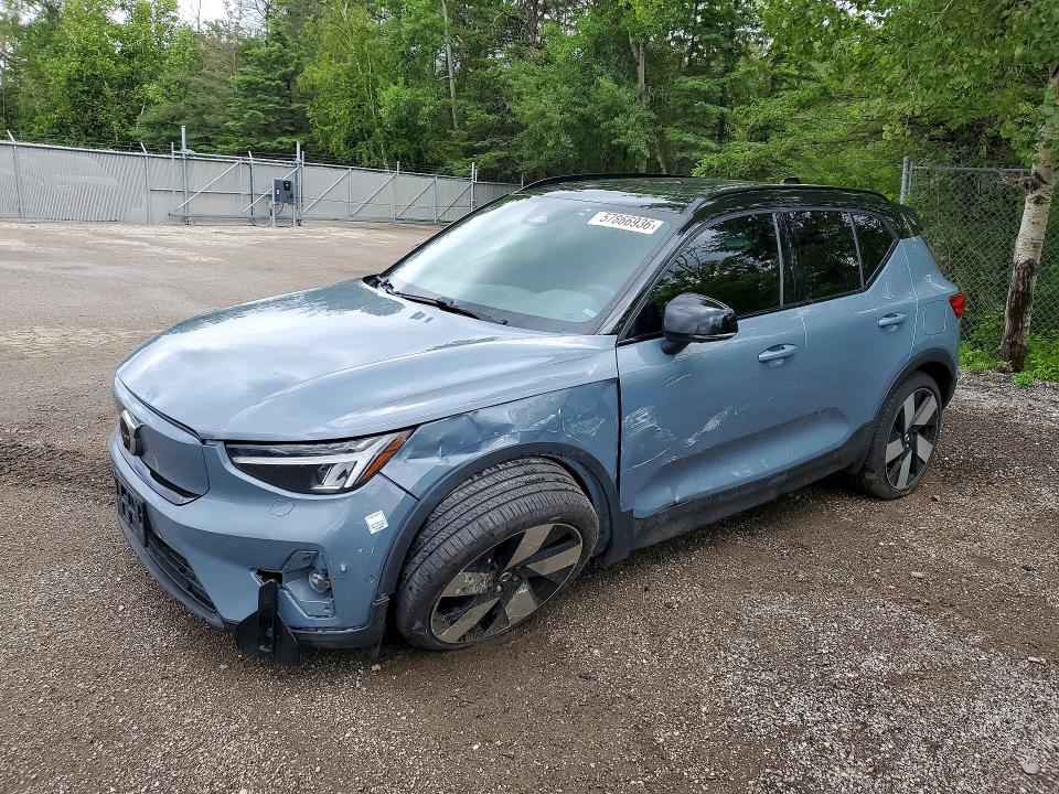 2023 Volvo Xc40 recharge VIN YV4ED3UM3P2990680 — COPART salvage auction photo