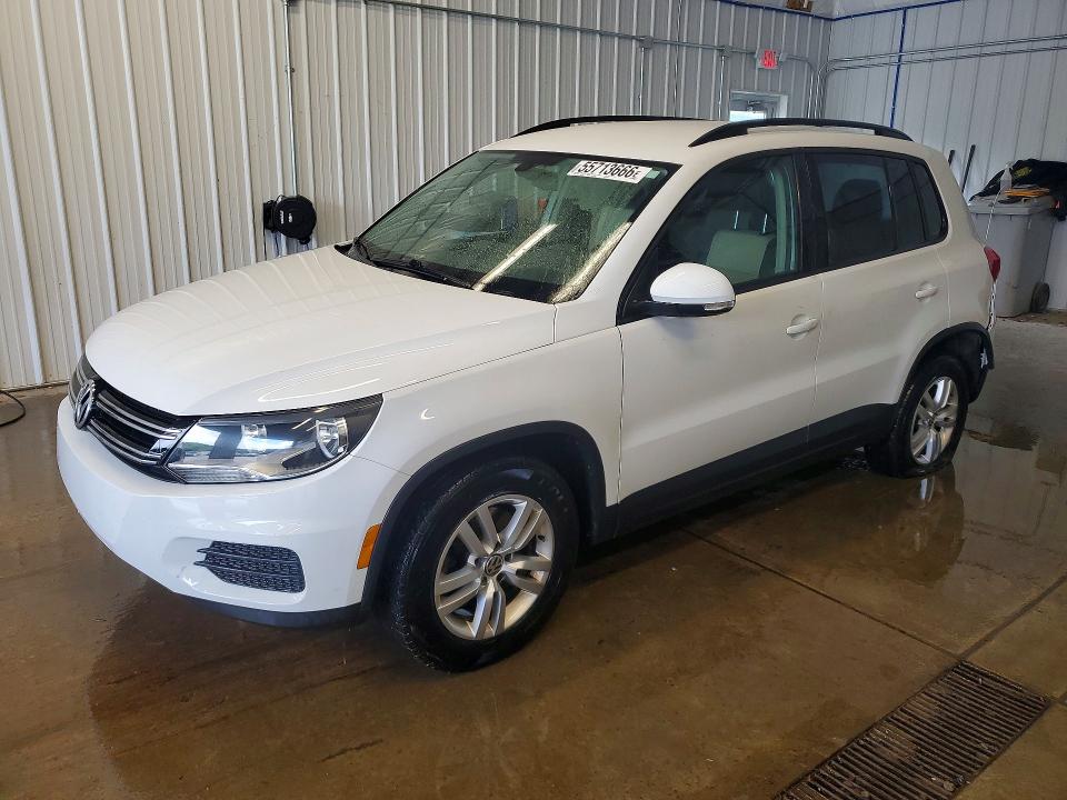 2017 Volkswagen Tiguan VIN WVGAV7AX2HK030803 COPART salvage auction — REAR END, Pa - Certificate Of Salvage, sold $1,300 on 2026-07-22 (photo 1)
