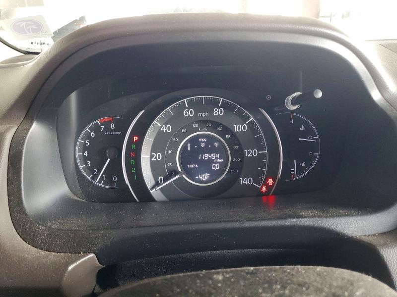 2013 Honda Cr-v VIN 5J6RM4H72DL088021 COPART salvage auction — FRONT END, Ca - Salvage Certificate, sold $3,900 on 2026-07-02 (photo 9)