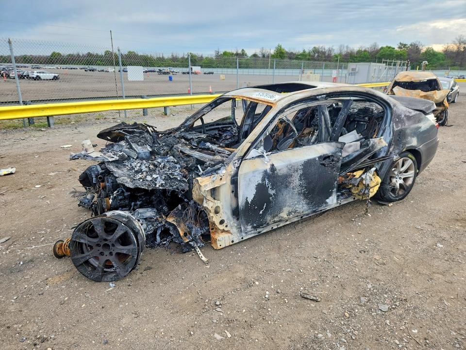 2008 BMW 5 series VIN WBANW13538CZ77397 COPART salvage auction — BURN, NY - MV-907A SALVAGE CERTIFICATE, sold $80 on 2026-07-13 (photo 1)