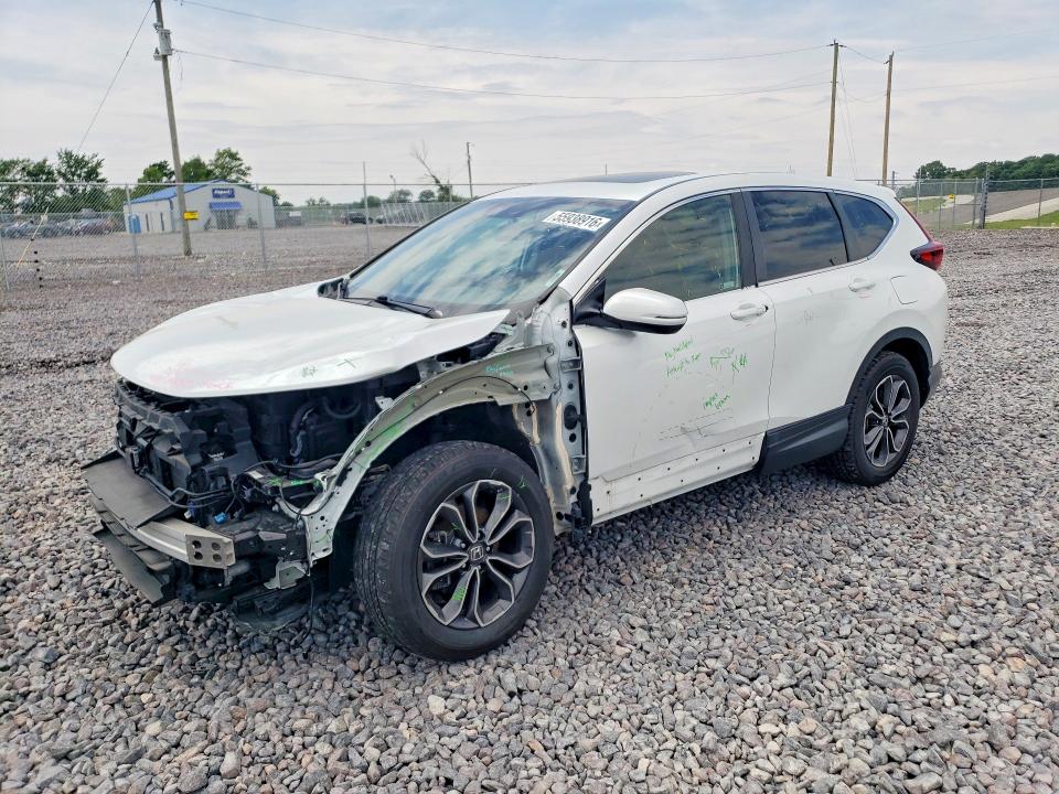 2021 Honda Cr-v VIN 7FARW2H83ME013445 COPART salvage auction — FRONT END, In - Cert Of Title-Salvage Title, sold $12,400 on 2026-07-07 (photo 1)