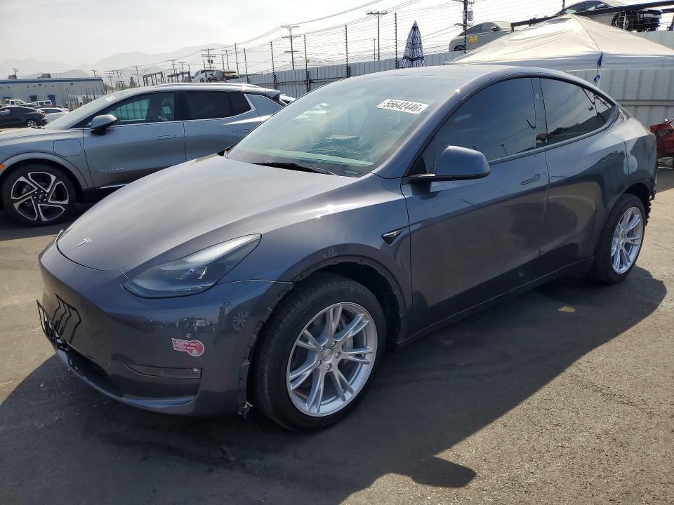 2023 Tesla VIN 7SAYGDEEXPF912756 COPART salvage auction — FRONT END, Ca - Salvage Certificate, sold $8,000 on 2026-07-27 (photo 1)