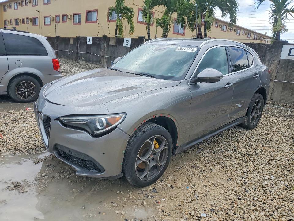 2018 Alfa romeo Stelvio VIN ZASFAKANXJ7B82786 COPART salvage auction — WATER/FLOOD, Fl - Cert Of Title-Slvg Rebld Flood, sold $1,650 on 2026-07-14 (photo 1)