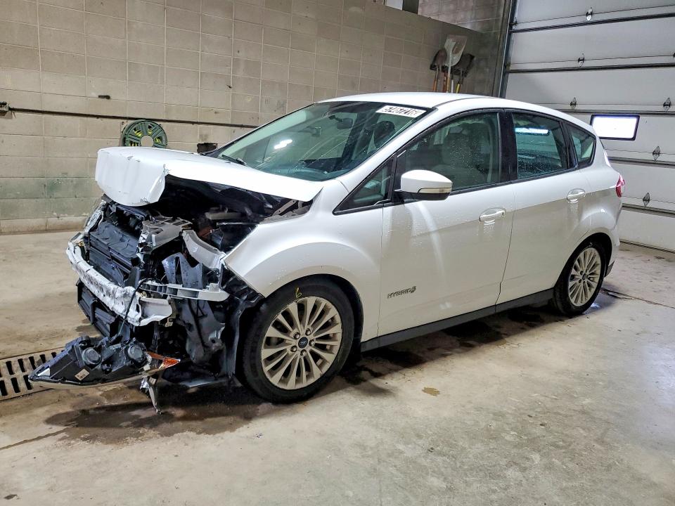 2018 Ford C-max VIN 1FADP5AU9JL103323 COPART salvage auction — FRONT END, Ct - Clean Title, sold $200 on 2026-07-09 (photo 1)