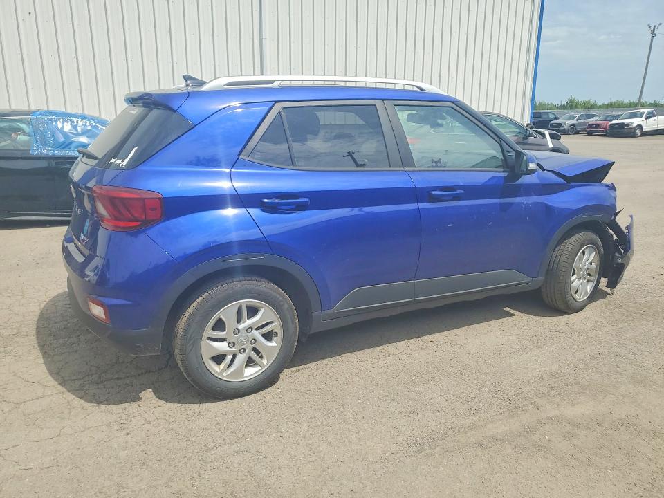 2020 Hyundai Venue VIN KMHRC8A34LU027619 COPART salvage auction — FRONT END, NS - SALVAGE TITLE, sold $1,950 on 2026-07-09 (photo 3)