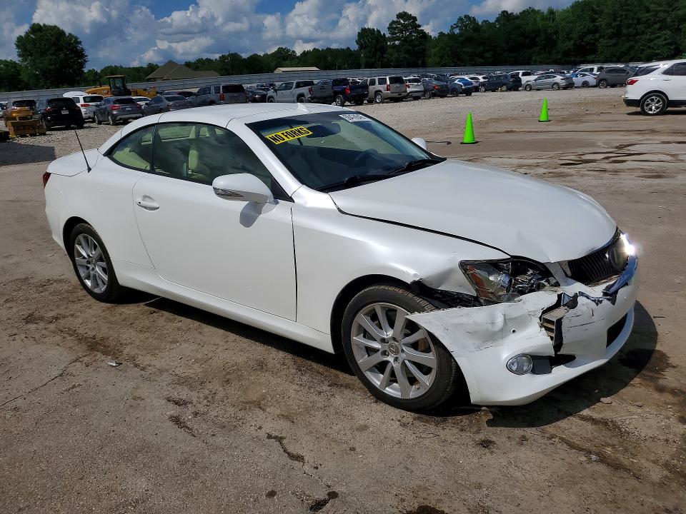 2013 Lexus Is VIN JTHFE2C22D2509679 COPART salvage auction — FRONT END, Ms - Cert Of Title-Salvaged, sold $3,050 on 2026-07-17 (photo 4)